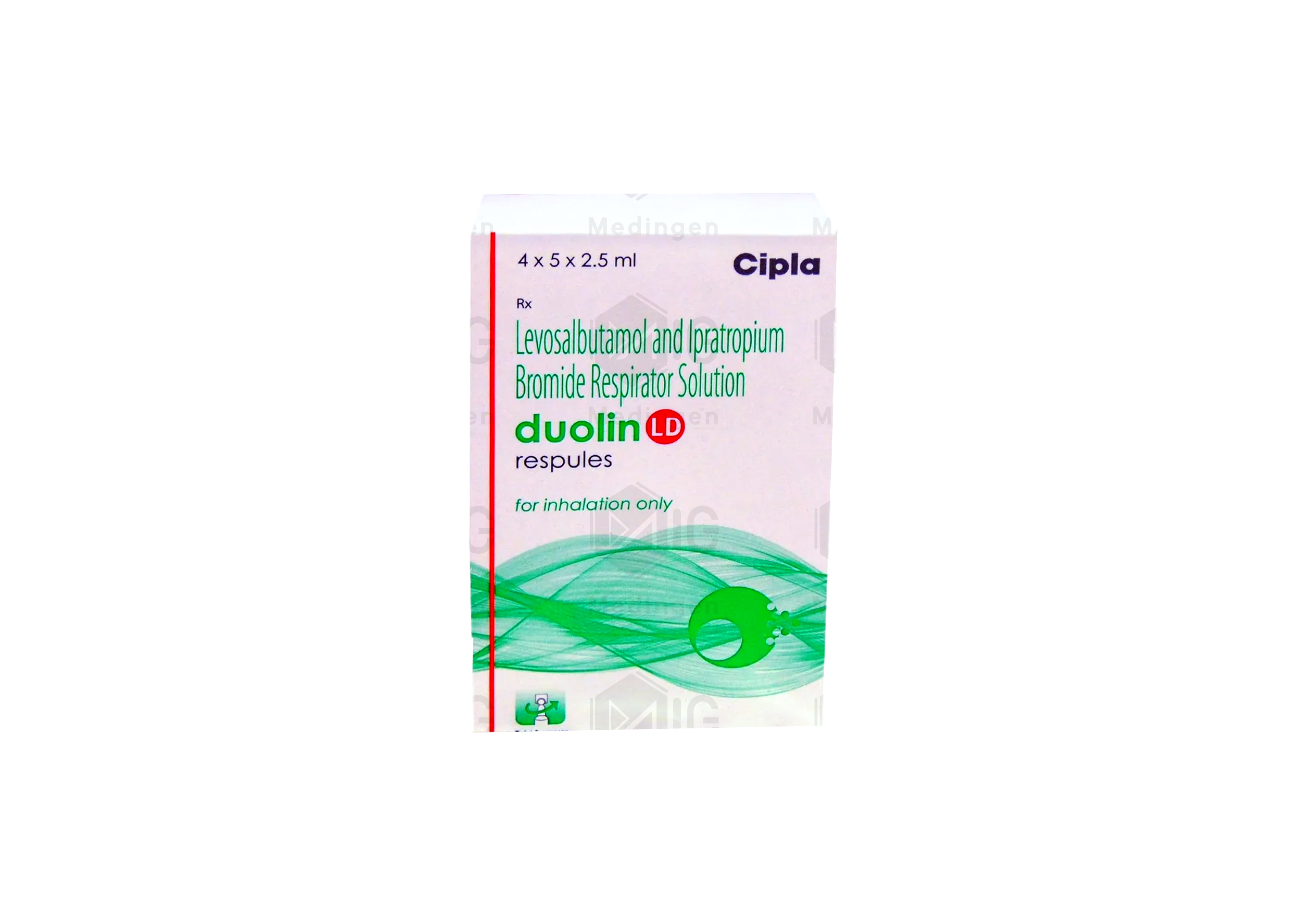DUOLIN LD RESPULES 2.5ML